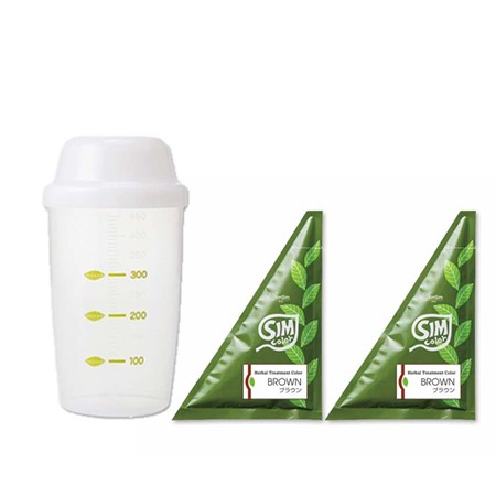 Madam Henna Shaker Set Brown MH1856