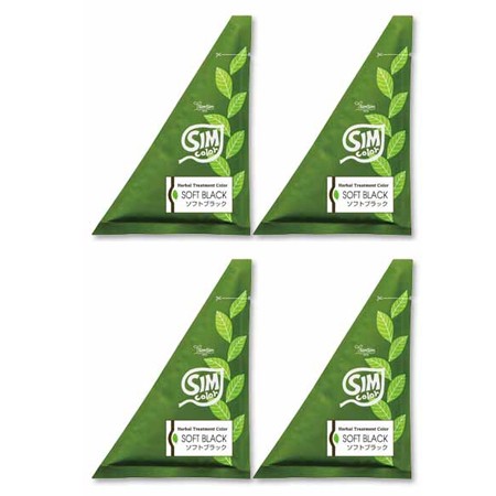 Madam Henna 4 Pack Set Soft Black MH1894