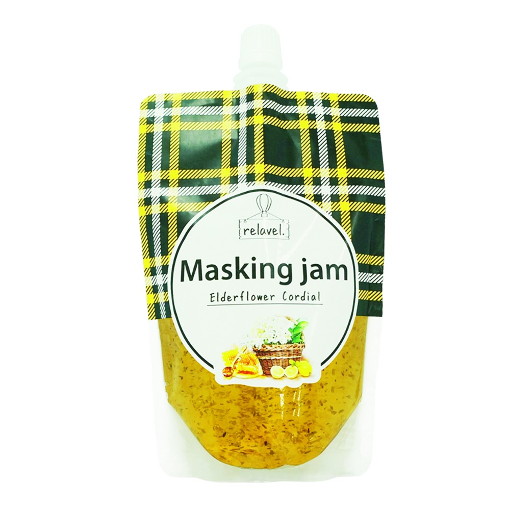 Relavel Masking jam Elderflower Cordial